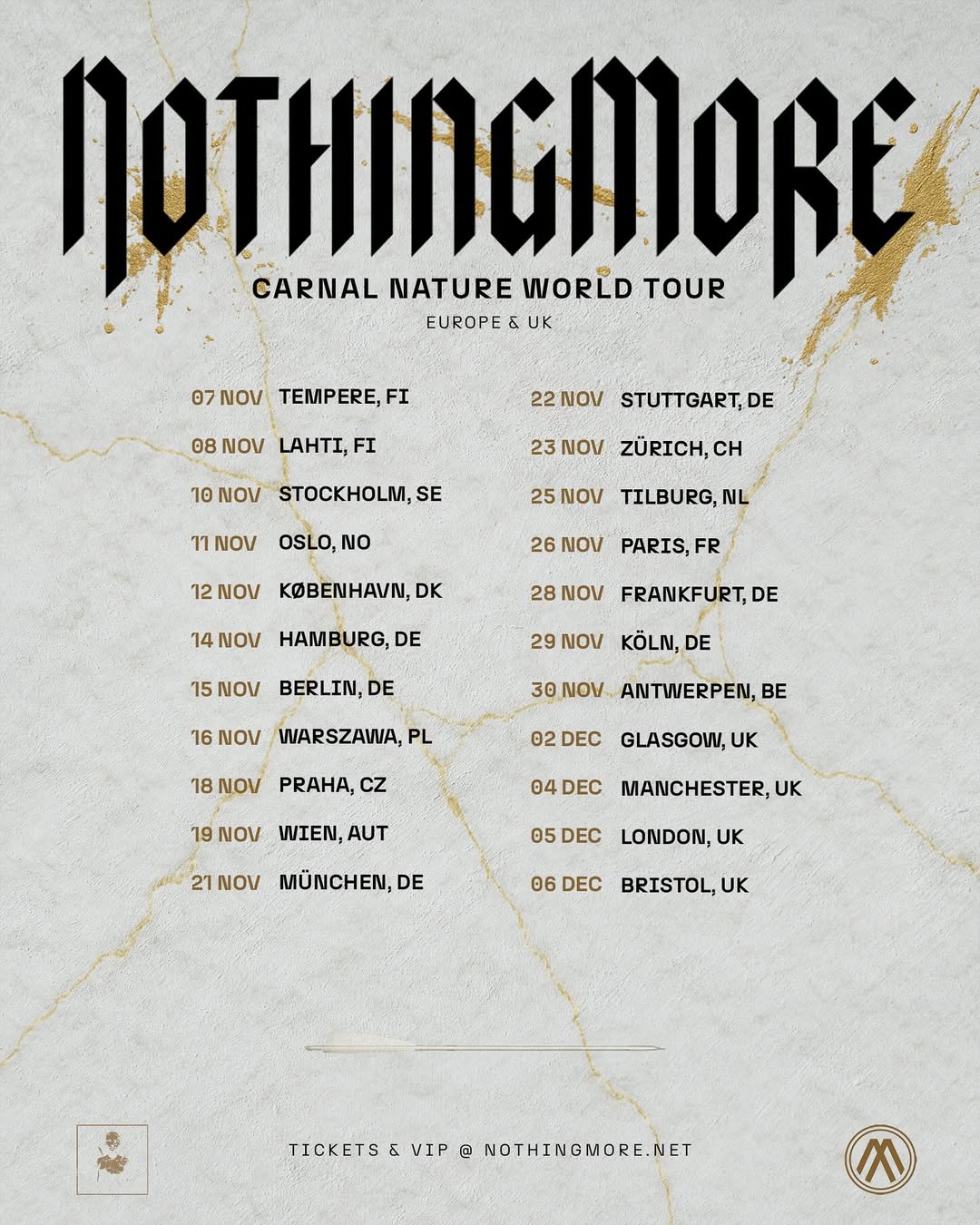 Catch Your Breath Carnal Nature World Tour Poster 2025-2026